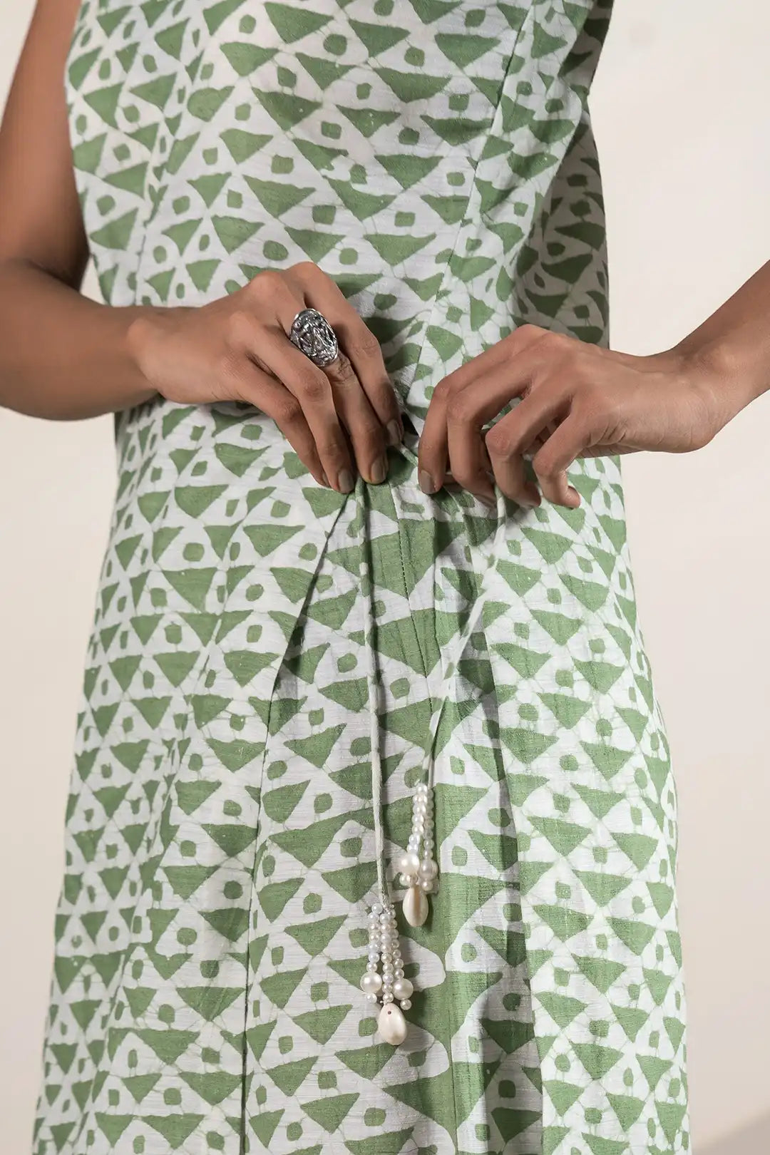 Designer Green 2 piece Coord Set