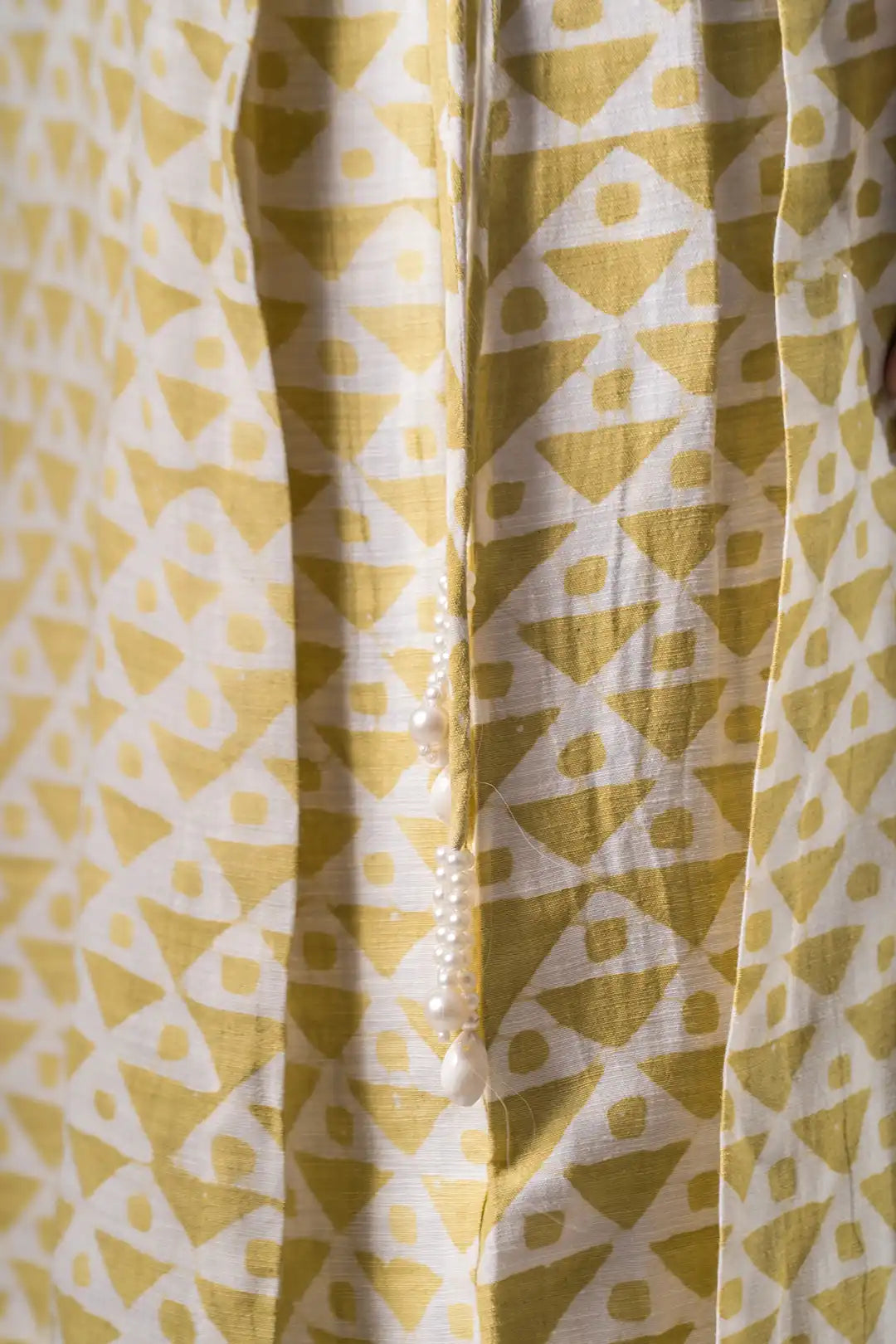Yellow Coord Set with Bell Bottom Style Pants