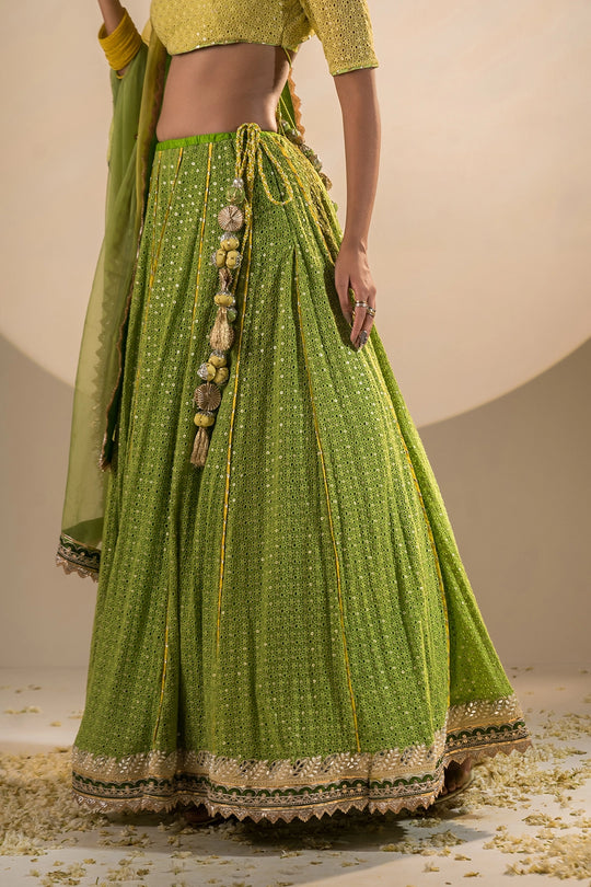 Emerald Green Lehenga